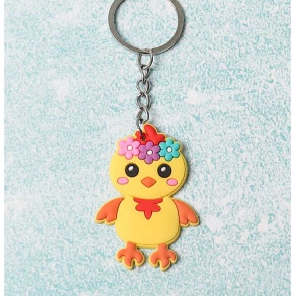 Colorful Chick Keychain - Picture 1 of 6